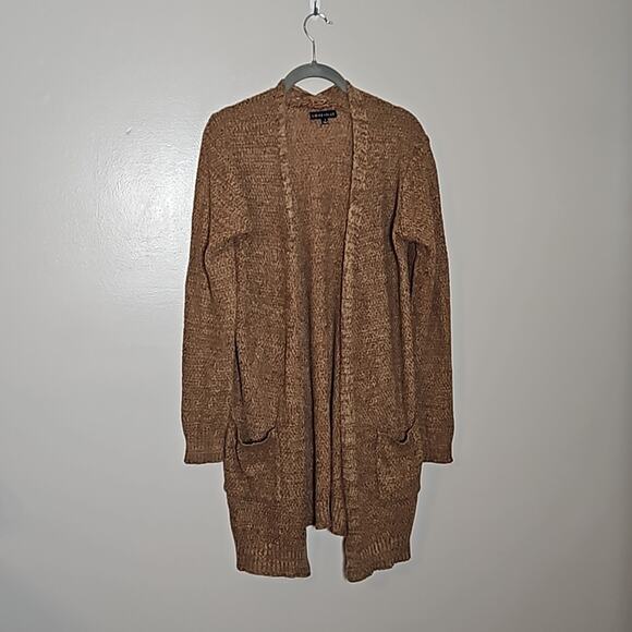 NWOT Love Ellie Long Textured Open Front Cardigan Lightweight with Pockets Sz S - Picture 2 of 10